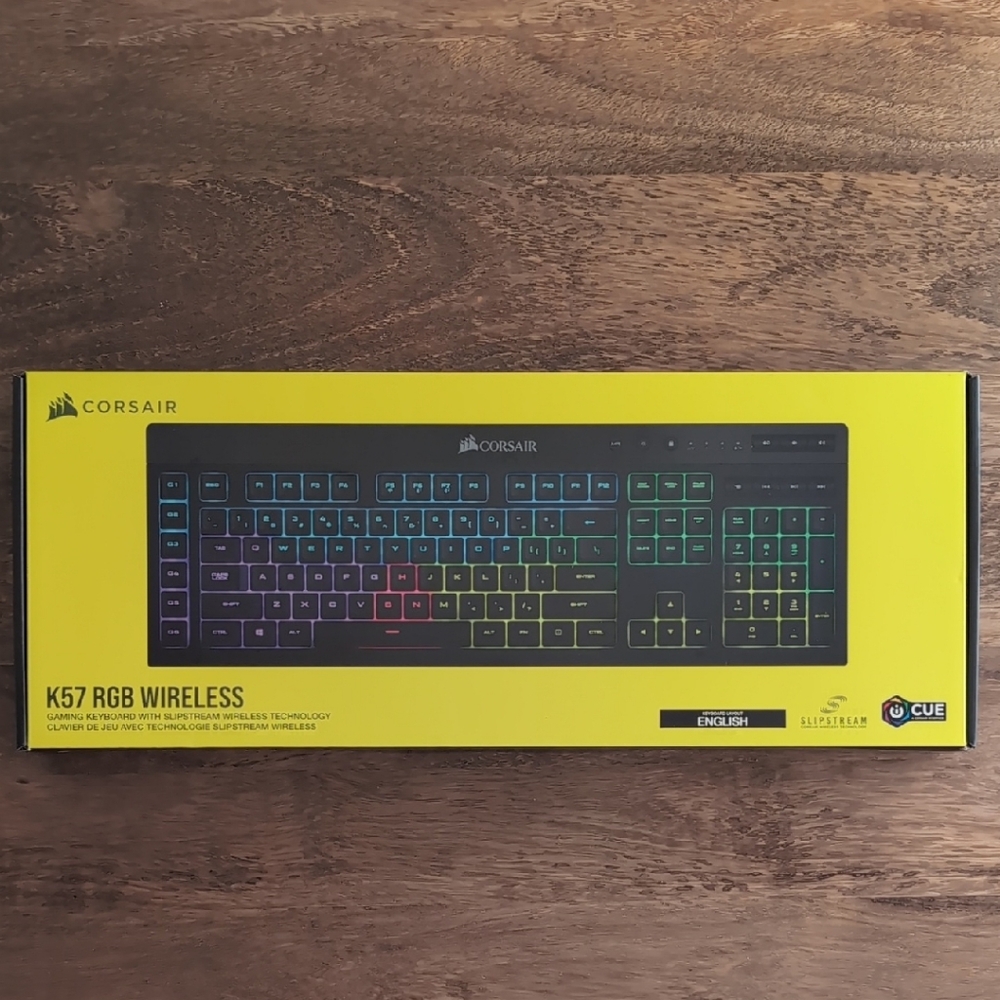 Corsair K57 RGB Wireless Keyboard with Colorful Backlighting